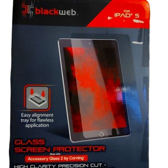 Black web IPad 5 case - Picture 1 of 6